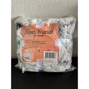 Best Friends by Sheri Calming Shag Pet Throw Blanket 40x50